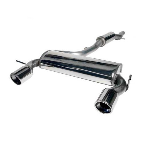  JETEX 70 mm stainless steel exhaust pipe for Golf 4 R32 - GC21042 