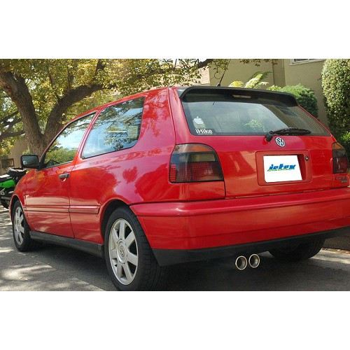 Ligne d'échappement Inox JETEX pour VW Golf 3 - Homologuée CE - GC21043