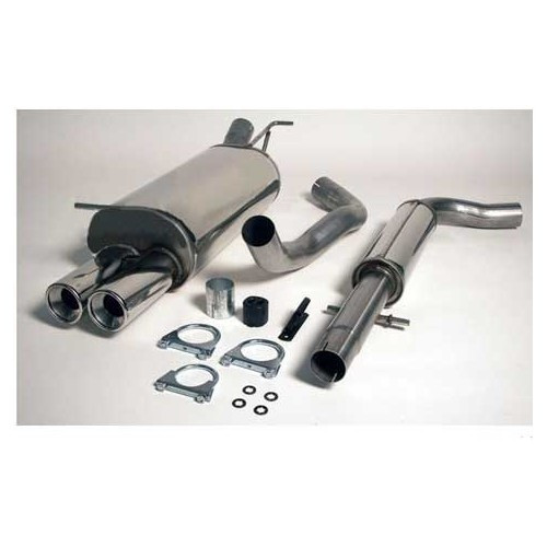     
                
                
    Ligne d'échappement Inox JETEX en 63 mm pour Golf 4 - GC21050
