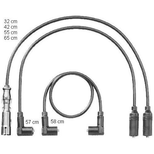  Spark plug wires for Golf 3 and 4 - GC32117 