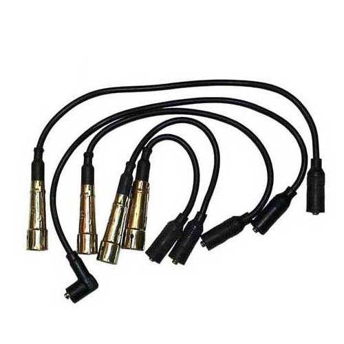 Câble d'allumage, KIMISS 6 pièces câble d'allumage de fil de bougie  d'allumage cordon de fil d'allumage 1J0998031 adapté pour Corrado VR6 2.8  2.9 avec