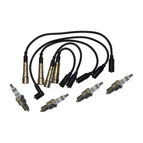  Kit with ignition harness + 4 plugs for Golf 1, 2 and 3 - GC32604 