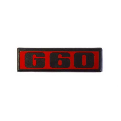     
                
                
    G60 zwart zelfklevend logo op rode achtergrond voor achterpaneel van VW Golf 2 GTI G60 (08/1988-07/1991) - GC40029
