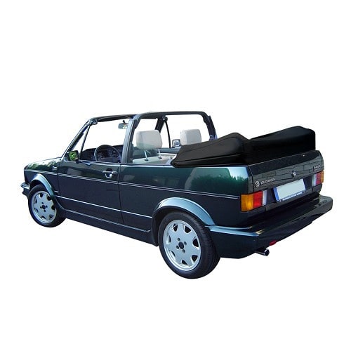  Vinyl Verdeckbezug schwarz VW Golf 1 von 1982 bis 1993 - GC40033-1 