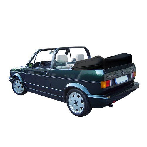  Zwarte vinyl top cover VW Golf 1 van 1982 tot 1993 - GC40033-1 