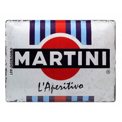  Plaque décorative "Martini l'Apéritivo", 30 x 40 cm - GC40037 