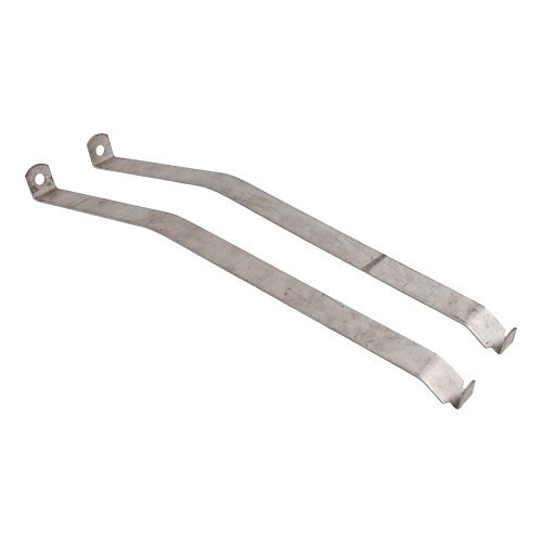  40L stainless steel fuel tank retaining straps for VW Golf 1 Sedan and Convertible - GC42109 