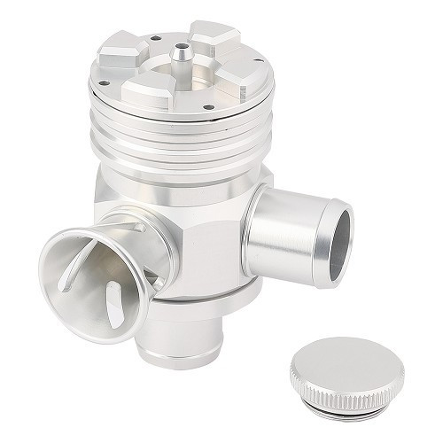  FORGE Dump Valve with recirculation and venting for VAG 1.8 Turbo engines, polished finish - GC44210 
