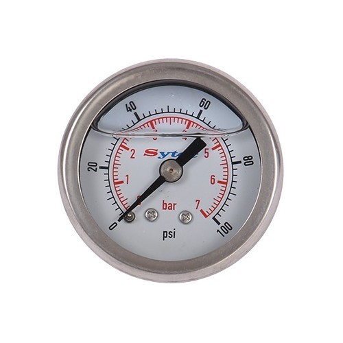  Manómetro de presión de combustible 0 - 7 bares para regulador deportivo ajustable - GC48430-1 