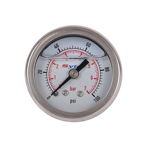  0 - 7 bars pressure gauge for adjustable sports fuel pressure regulator - GC48430-1 