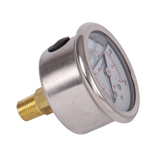  Manometro pressione benzina 0 - 7 bar per regolatore sport regolabile - GC48430-2 