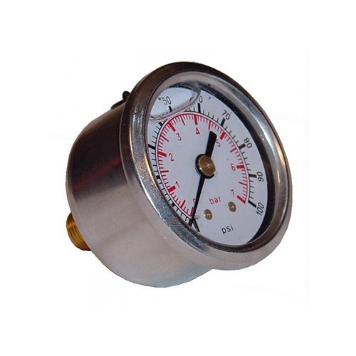  Manómetro de presión de combustible 0 - 7 bares para regulador deportivo ajustable - GC48430 