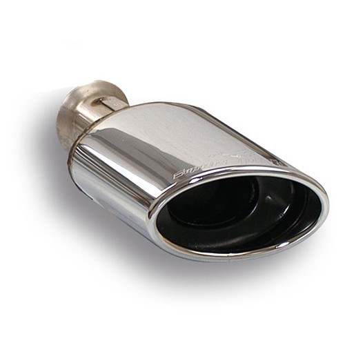  1 Boquilla Oval de acero inoxidable SUPERSPRINT en silenciador de salida simple - GC50530V 