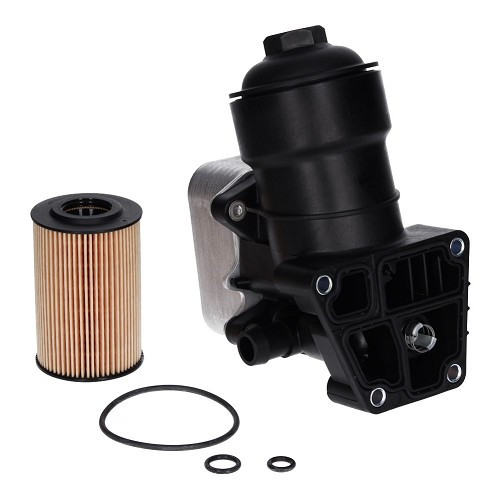  Oil filter holder complete with radiator, filter cartridge and gaskets for VW Golf 6 - GC51544 