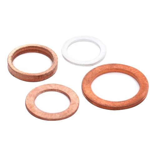  Complete set of crankcase seals for VW Golf 2 1.6 1.6D 1.6TD and 1.8 - GC52817-3 