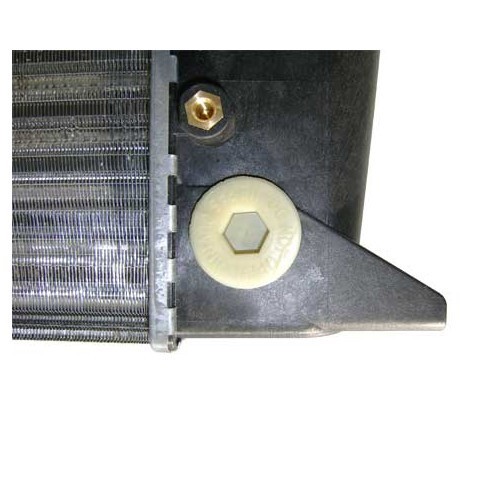  Radiador de água do motor de 480 mm para Golf 1 até ->07/80 - GC55628-3 