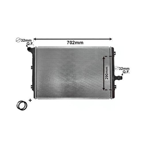  Engine water radiator for Golf 5 - GC55668 