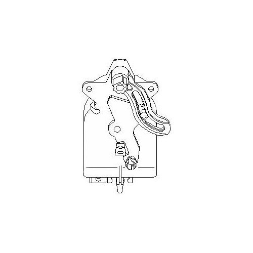  Actuator for controlling the air recirculation system for automatic air conditioner on Seat Leon (1M) - GC56353-5 