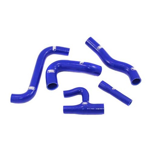  Set of 5 blue SAMCO coolant hoses for Golf 1 GTi saloon 1600 (EG) - GC56900 
