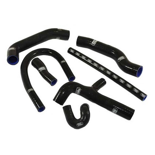  Set of 7 black SAMCO coolant hoses for Golf 2 GTi 16s - GC56920N-1 