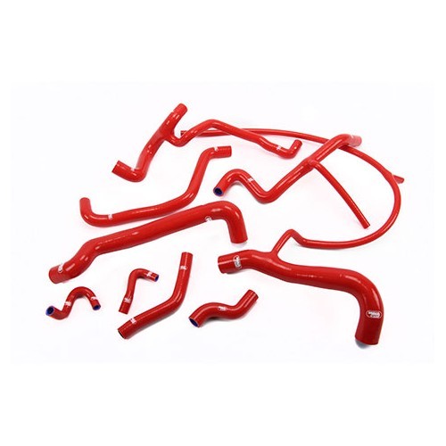  Set of red SAMCO coolant hoses for Golf 3 2.8 VR6 - GC56926R 