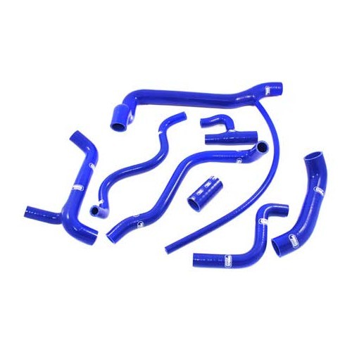  Set of 8 blue SAMCO coolant hoses for Corrado G60 1990-> - GC56928 