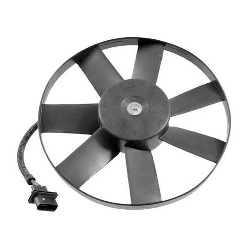  Radiator fan, 345 mm,for Golf 4 and New Beetle without air conditioning - GC57024 