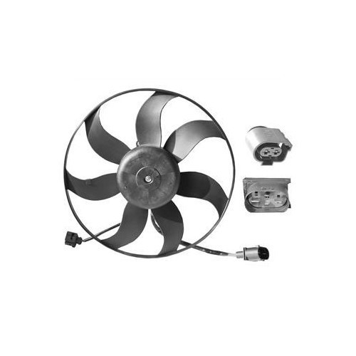     
                
                
    Ventilateur gauche de radiateur 360 mm pour Golf 5 - GC57042

