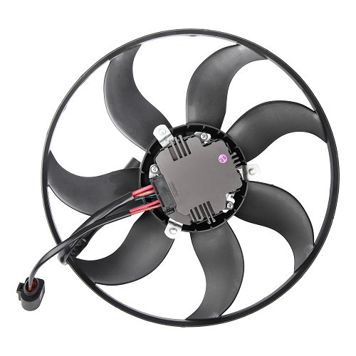  Left radiator fan 360 mm for Volkswagen Golf 5 with air conditioning - GC57043-1 