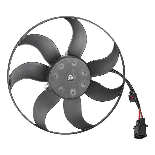  Left radiator fan 360 mm for Volkswagen Golf 5 with air conditioning - GC57043 