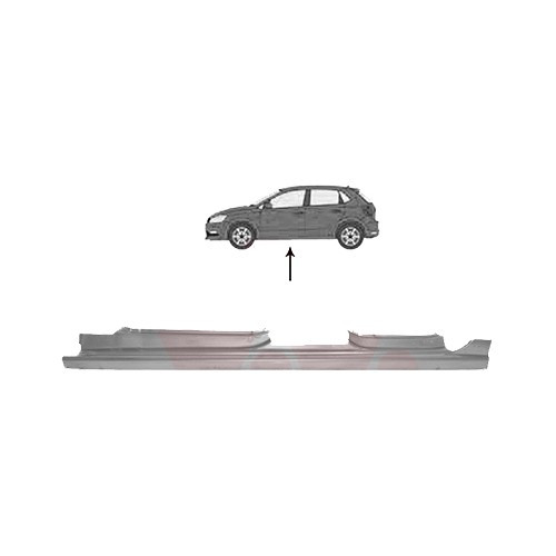     
                
                
    Left sill for Volkswagen Polo V (6R) 5-door - GC60156
