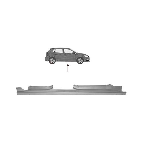     
                
                
    Pannello rocker destro per Volkswagen Polo V (6R) 5 porte - GC60157
