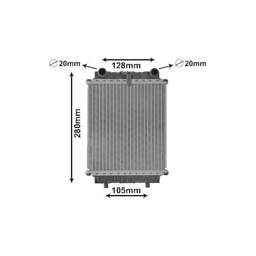     
                
                
    Auxiliary engine cooling radiator for SEAT Leon 3 (5F) 2.0 Cupra - GC60253
