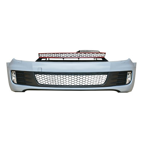     
                
                
    GTI type voorbumper met mistlampen voor VW Golf 6 - Zonder koplampsproeiers of PDC - GC60338
