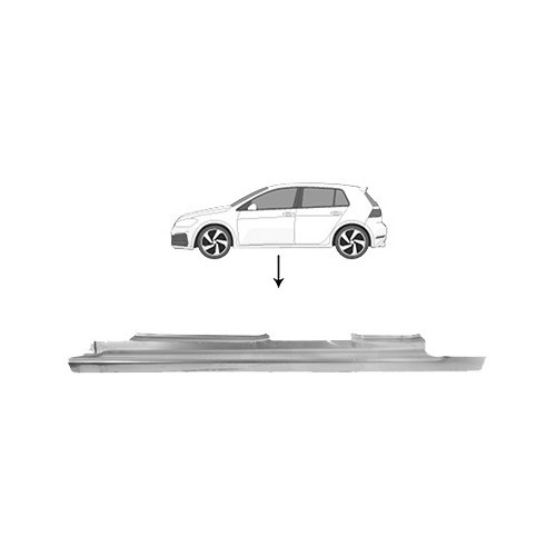     
                
                
    Left sill for Volkswagen Golf 7 - 5 doors - GC60425
