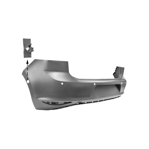     
                
                
    Para-choques traseiro para Volkswagen Golf 7 - ParkAssist (6 furos) - GC60445
