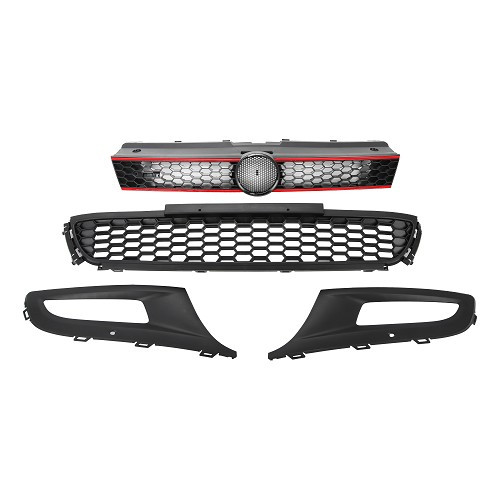 Paraurti anteriore GTI per Volkswagen Polo V (6R) 2009-2014 - GC60536