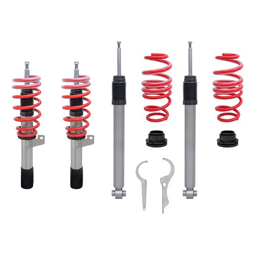     
                
                
    Kit de suspensión combinada roscada REDLINE para Volkswagen Golf 7 - Eje trasero multibrazo - GC60627
