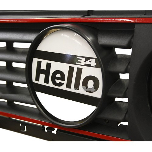 Adesivi per fari a lunga portata Hello VW Golf 1 e Golf 2 - Bianco - GC60734