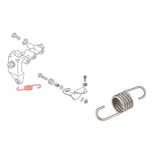 Brake distributor tension spring for Volkswagen Scirocco Mk1 and Mk2 - GC60768