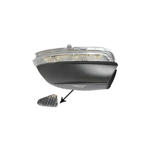     
                
                
    Rechter knipperlichtvervanger voor Volkswagen Scirocco 3 - Met onderste lampje - GC60926
