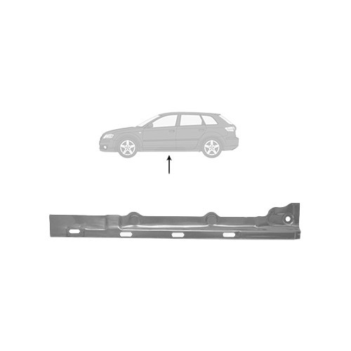     
                
                
    Left inner rocker panel for Volkswagen Scirocco 3 - GC60929
