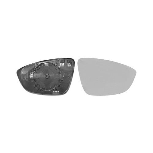     
                
                
    Right mirror glass for Volkswagen Scirocco 3 - GC60934
