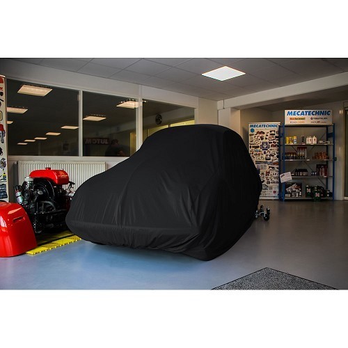  Funda interior Coverlux para VW New Beetle Coupé y Cabriolet, negra - GD35022 