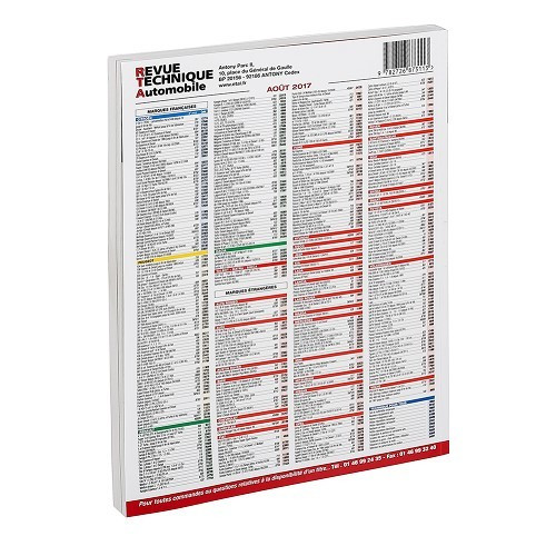 Revue technique automobile pour Volkswagen Golf, Scirocco et Jetta essence - GF02000