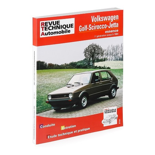  Revista técnica de automóvil para Volkswagen Golf, Scirocco y Jetta gasolina - GF02000 