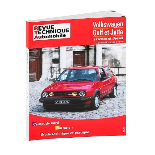  Technisch tijdschrift in het Frans voor Golf 2 en Jetta Benzine en Diesel - GF02002 