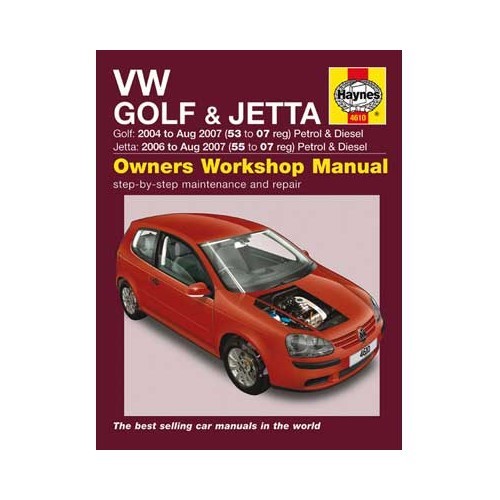  Haynes techbook for Golf 5 and Jetta from 04 to 07 - GF02552 