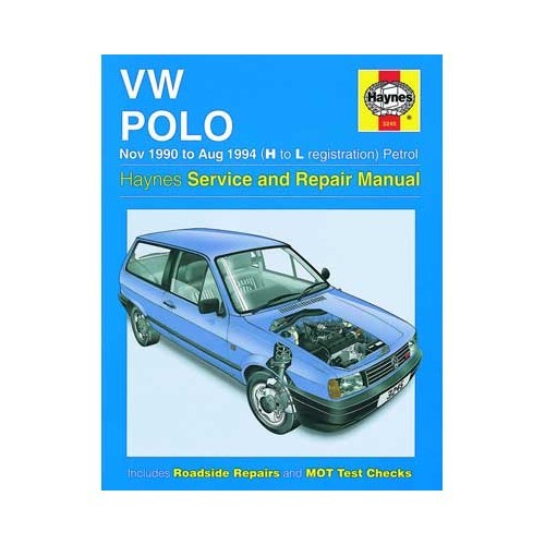     
                
                
    Haynes techbook for Polo petrolfrom 90 to 94 - GF02650
