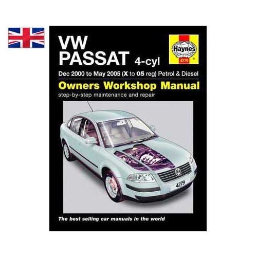  Manual de taller Haynes para Passat de 2000 a 2005 - GF02902 